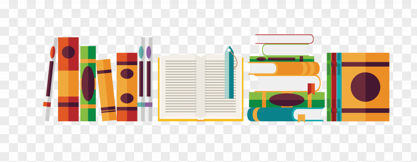 Cartoon Book Library PNG