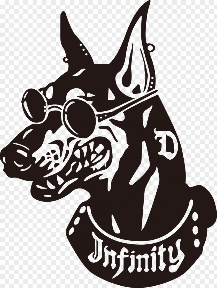 Doberman Dobermann Great Dane Miniature Pinscher Drawing PNG