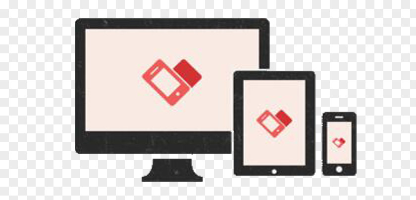 Mobile Phone Tablet And Desktop PC Responsive Web Design Computer Device Icon PNG