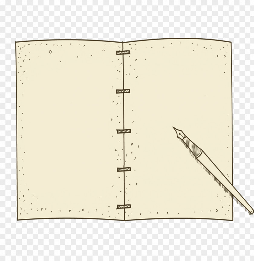 Vector Pen Writing Blank Sheet Material Paper PNG
