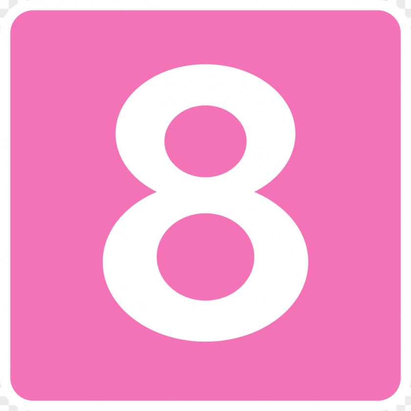 8 Number Clip Art PNG