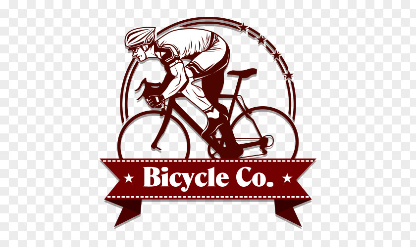 Bicycle LOGO Design T-shirt Cycling Logo PNG