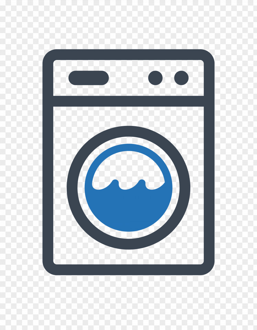 Blue Plane Simple Washing Machine Icon Laundry Cleaning PNG