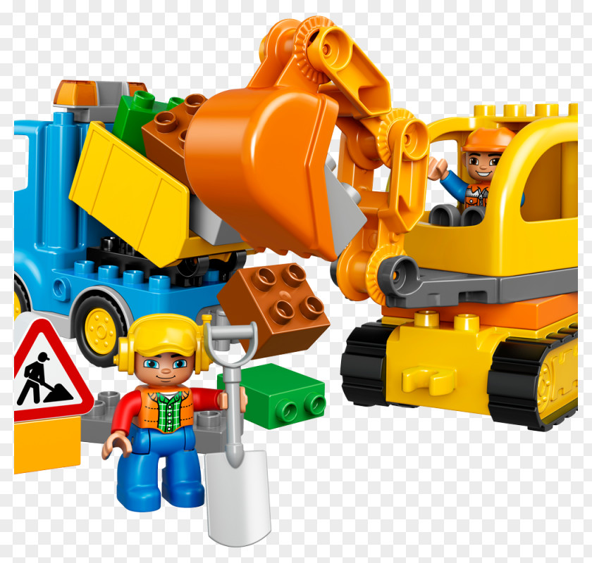 Excavator LEGO 10812 DUPLO Truck & Tracked Lego Duplo Toy PNG