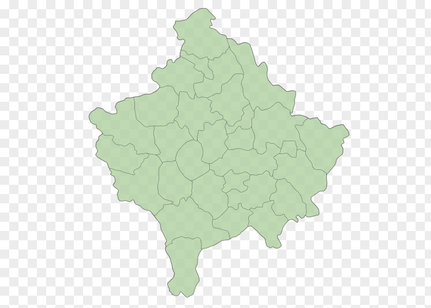 Map District Of Gjakova PNG