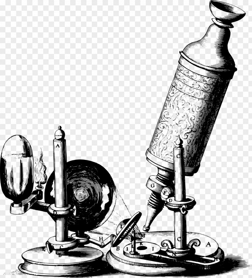 Microscope Micrographia 17th Century Optical Microscopy PNG