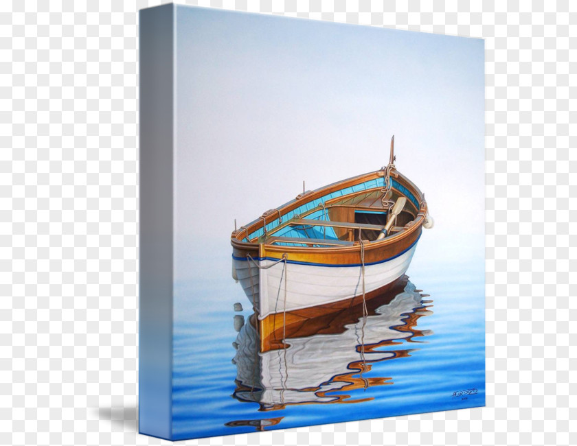 Painting Watercolor Boat Art Canvas PNG