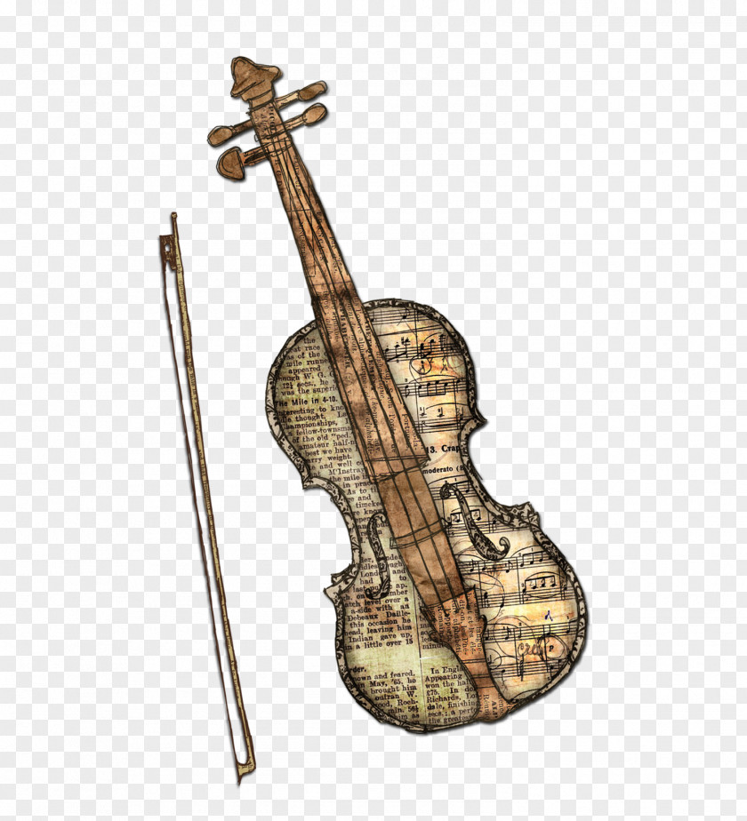 Retro Violin Viola Cello PNG