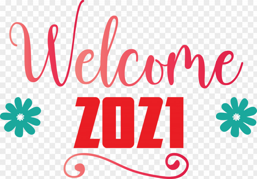 Welcome 2021 Year New PNG