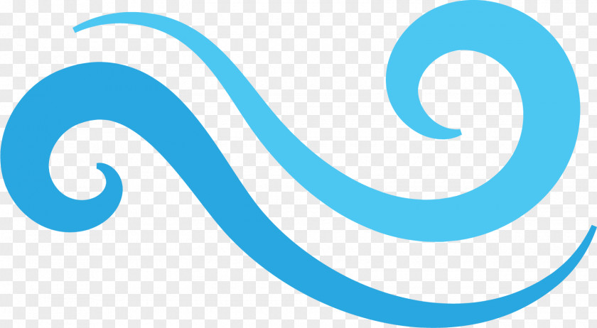 Blue Line Curve Logo PNG