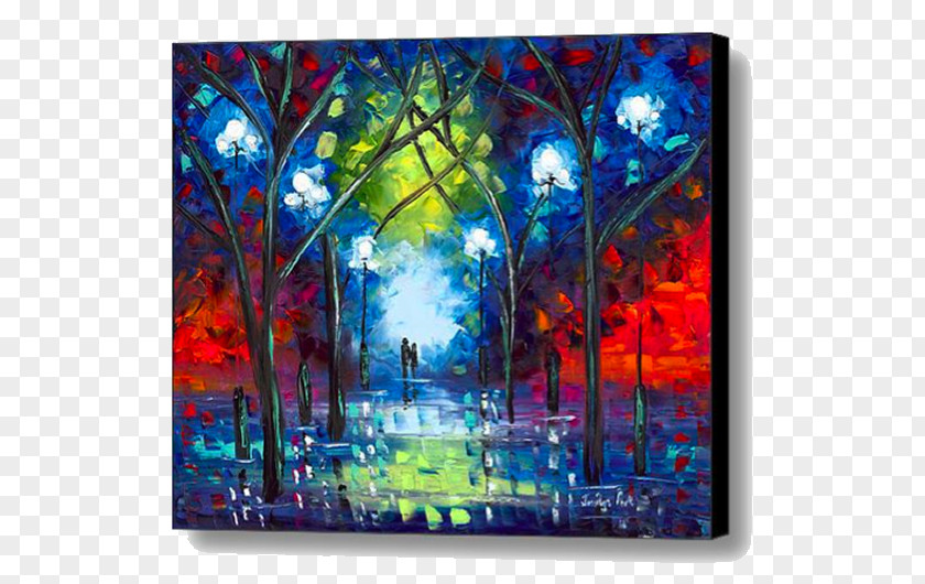 Canvas Print Modern Art Painting Fine PNG