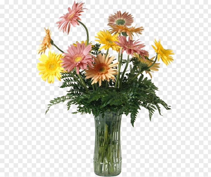 Daisy Vase Flowers In A Of PNG