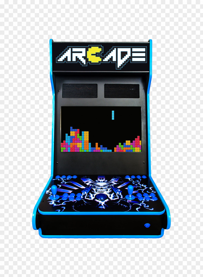 Design Arcade Cabinet Game Amusement Cobalt Blue PNG