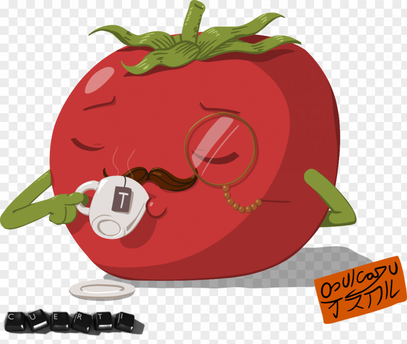 Tomato Self-reference Character Fan Art PNG