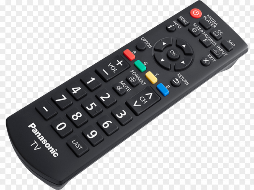 Tv Remote Control Controls Universal Television Set Panasonic DVD Player PNG