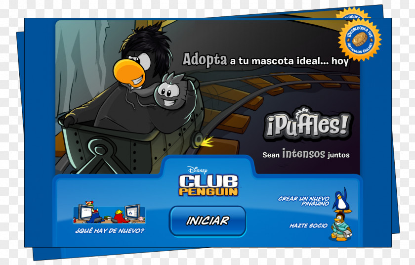 Cp Club Penguin Game Advertising Fan PNG