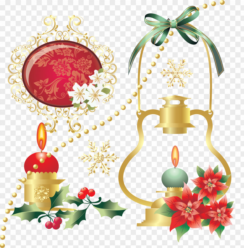 Creative Holiday Candle The Christmas Quilt New Year Decoration PNG