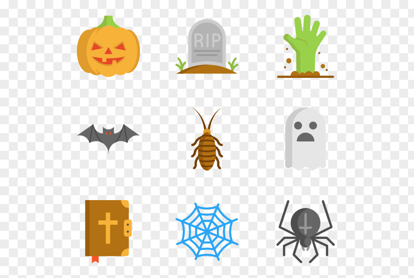 Fear Icons Halloween Clip Art PNG