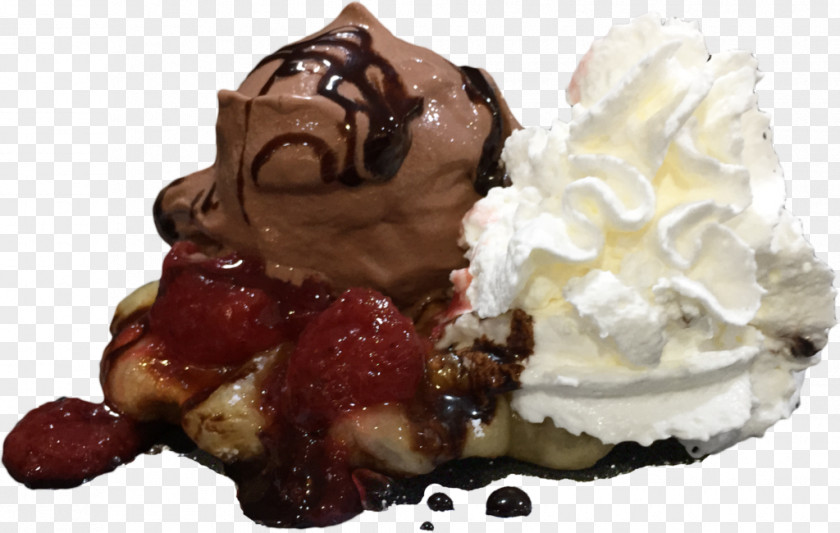 Ice Cream Sundae Chocolate Frozen Yogurt Custard PNG