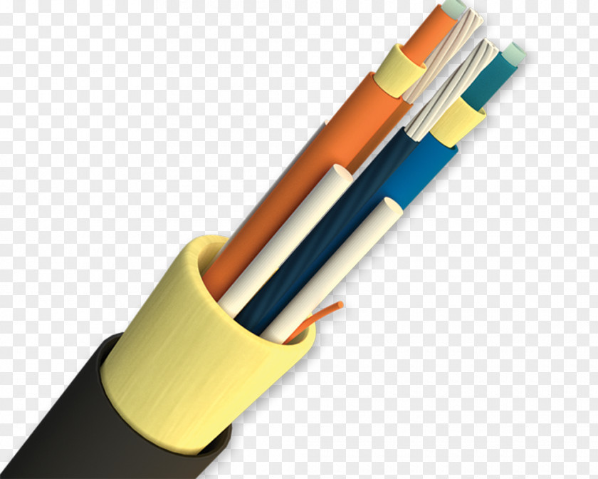 Optical Power Electrical Cable Fiber Low Smoke Zero Halogen PNG