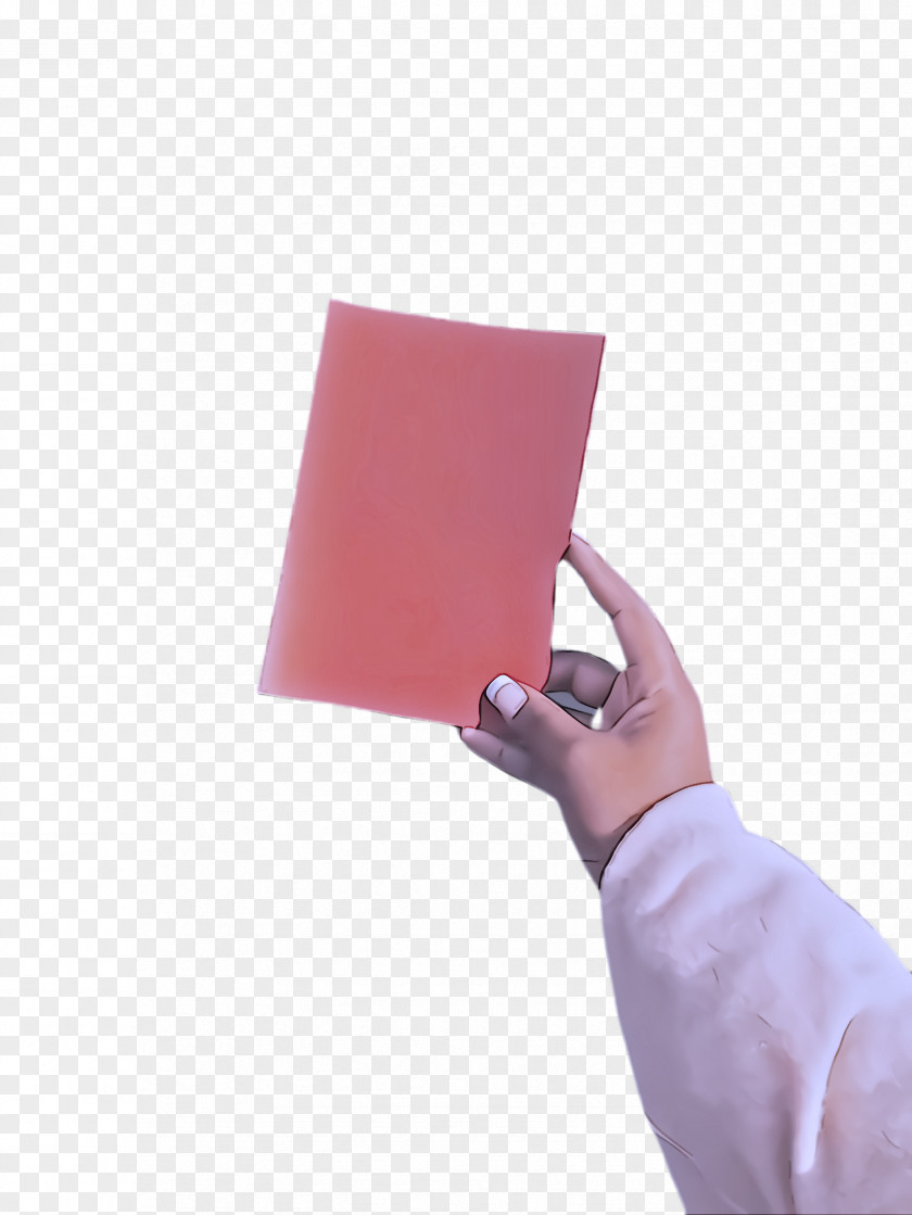 Paper Wallet Pink Penalty Card Hand PNG