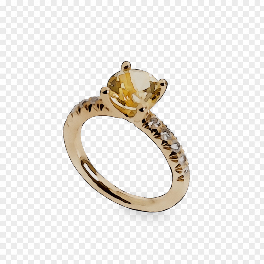 Ring Silver Yellow Body Jewellery PNG