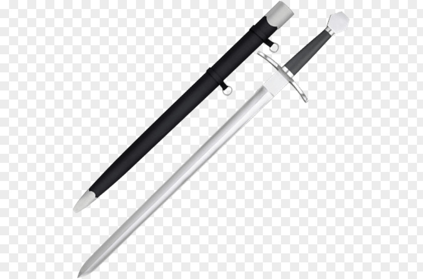 Sword Knightly Dagger 14th Century Longsword PNG