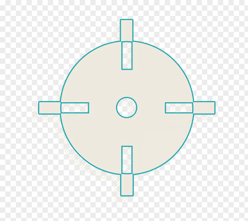 Animation Logo Crosshair Icon Direction Location PNG