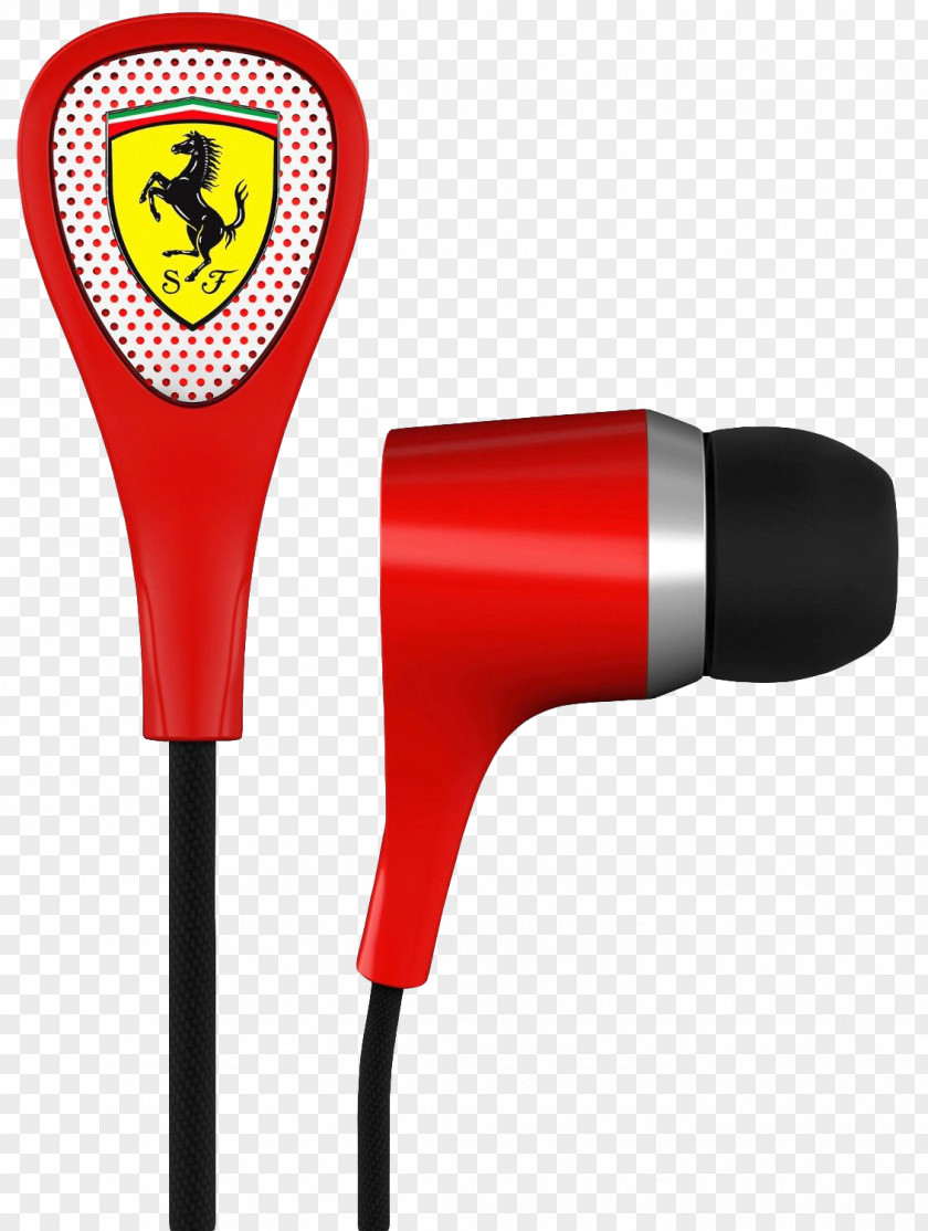 Earphone 2009 Ferrari F430 Scuderia Headphones Microphone Remote Control PNG