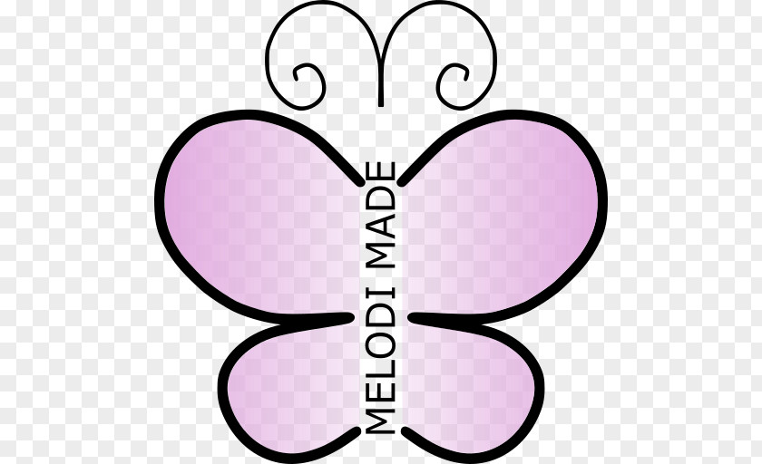 Average Stamp Clip Art Product Pink M Line M. Butterfly PNG