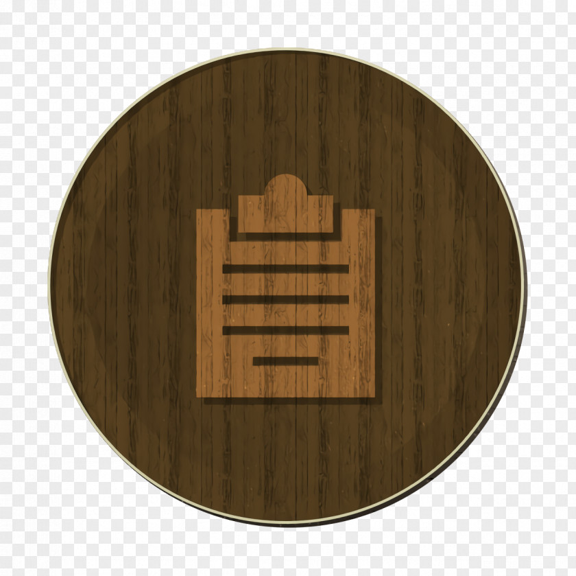 Cutting Board Hardwood Business Icon Checking Clipboard PNG