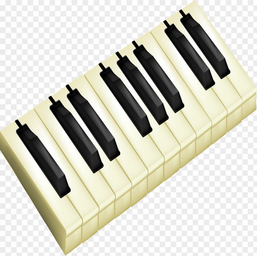 Vector Piano Digital Musical Keyboard Electric PNG