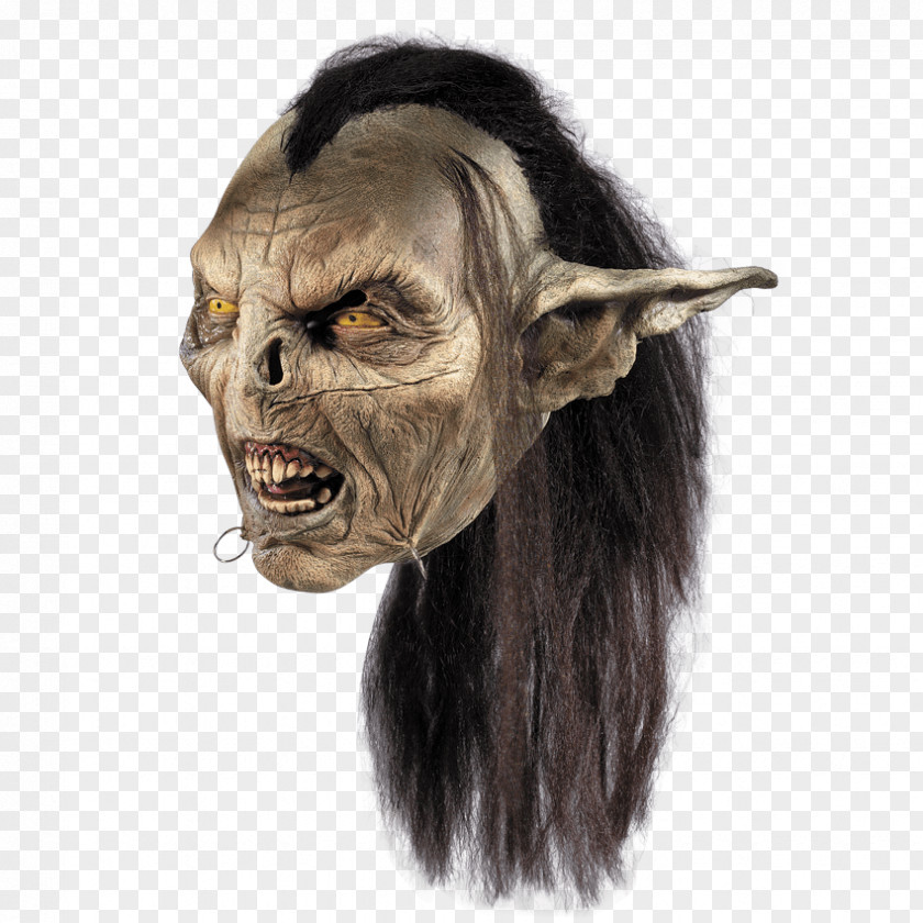 Mask The Lord Of Rings Uruk-hai Orc Costume Party PNG