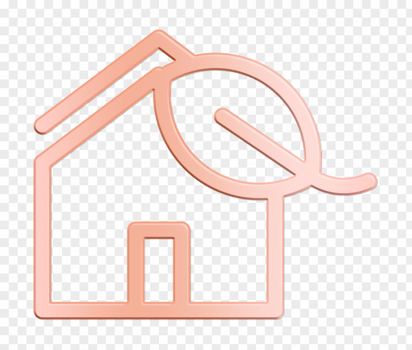 Real Estate Icon House Leaf PNG