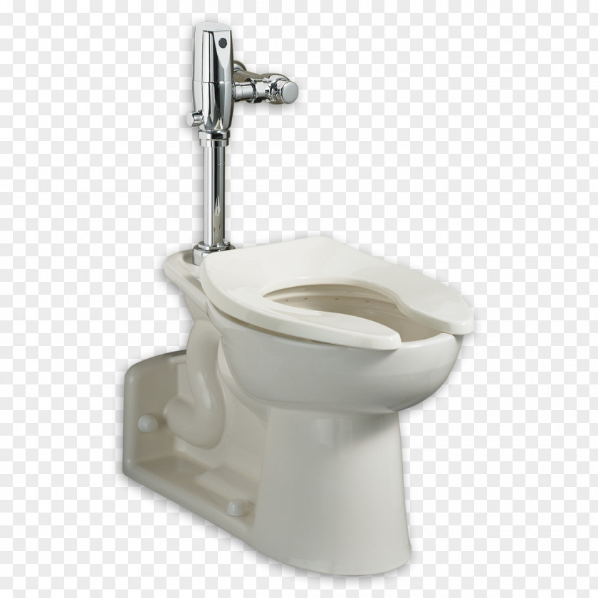 Toilet Flush American Standard Brands Flushometer Floor PNG