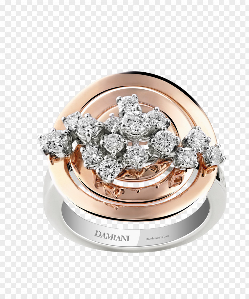 Ring Engagement Jewellery Damiani PNG