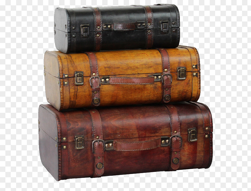 Classical Suitcases Trunk Suitcase Baggage Vintage Clothing Travel PNG