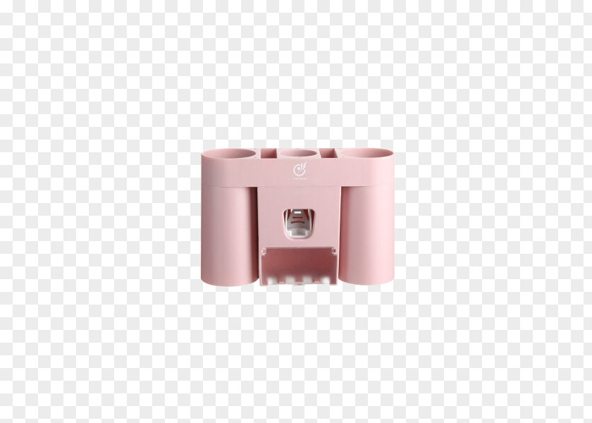 Creative Toothbrush Holder Bathroom Wash Suit Pink Mouthwash Toothpaste PNG