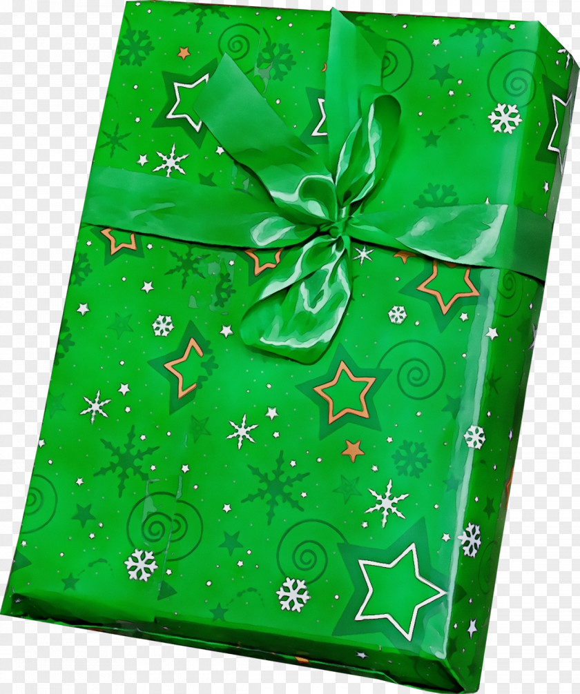 Packaging And Labeling Leaf Green Gift Wrapping Present Paper PNG