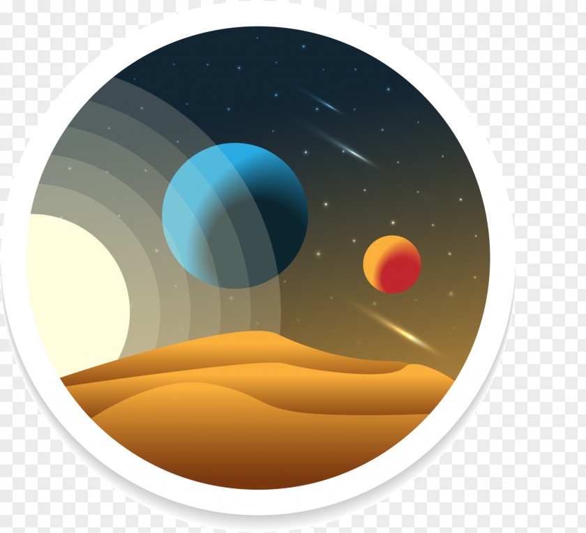 Vector Outer Space Planet Euclidean PNG