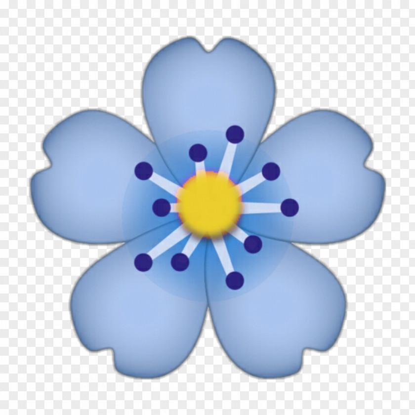Emoji IPhone Flower Sticker PNG