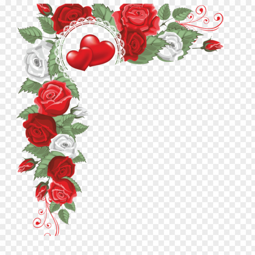 Flower Heart Border Vector Graphics Royalty-free Stock Photography Clip Art Illustration PNG