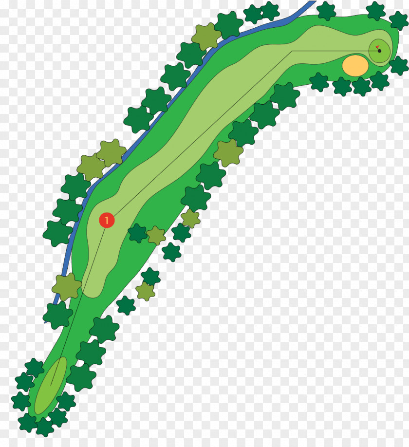 Golf Course Par Tees Clubs PNG