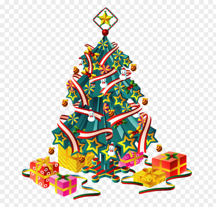 Santa Claus Christmas Tree Day Clip Art PNG