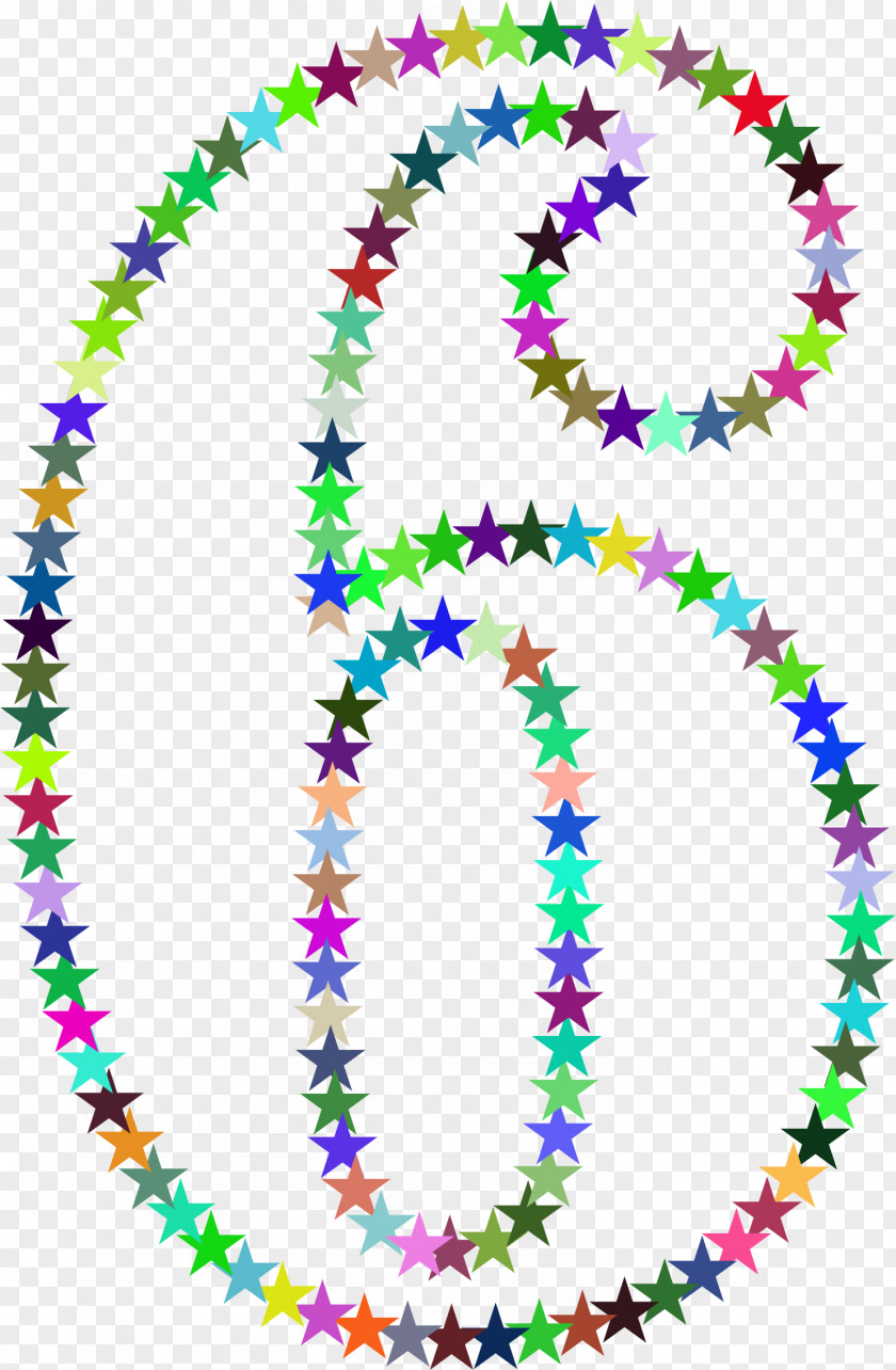 Six Number Symbol Star Clip Art PNG