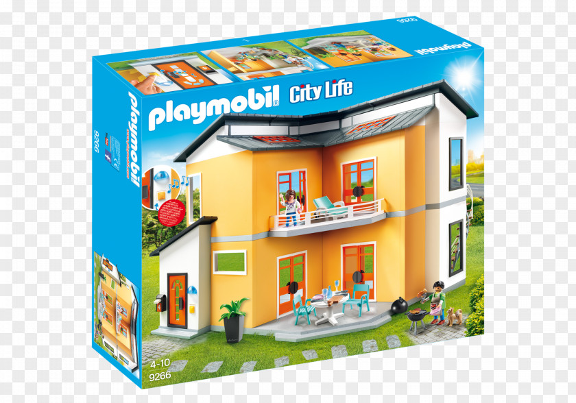 Toy Playmobil Furnished Shopping Mall Playset Dollhouse PNG