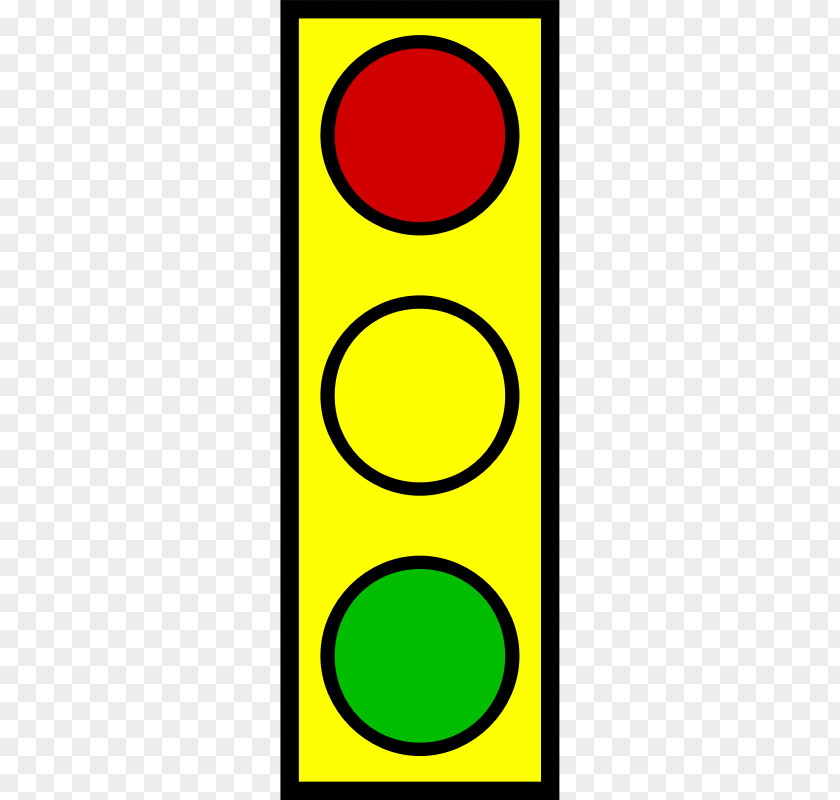 Yellow Stoplight Traffic Light Sign Clip Art PNG