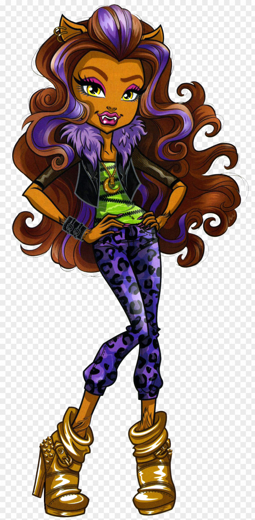 Doll Gray Wolf Clawdeen Frankie Stein Cleo DeNile Monster High PNG