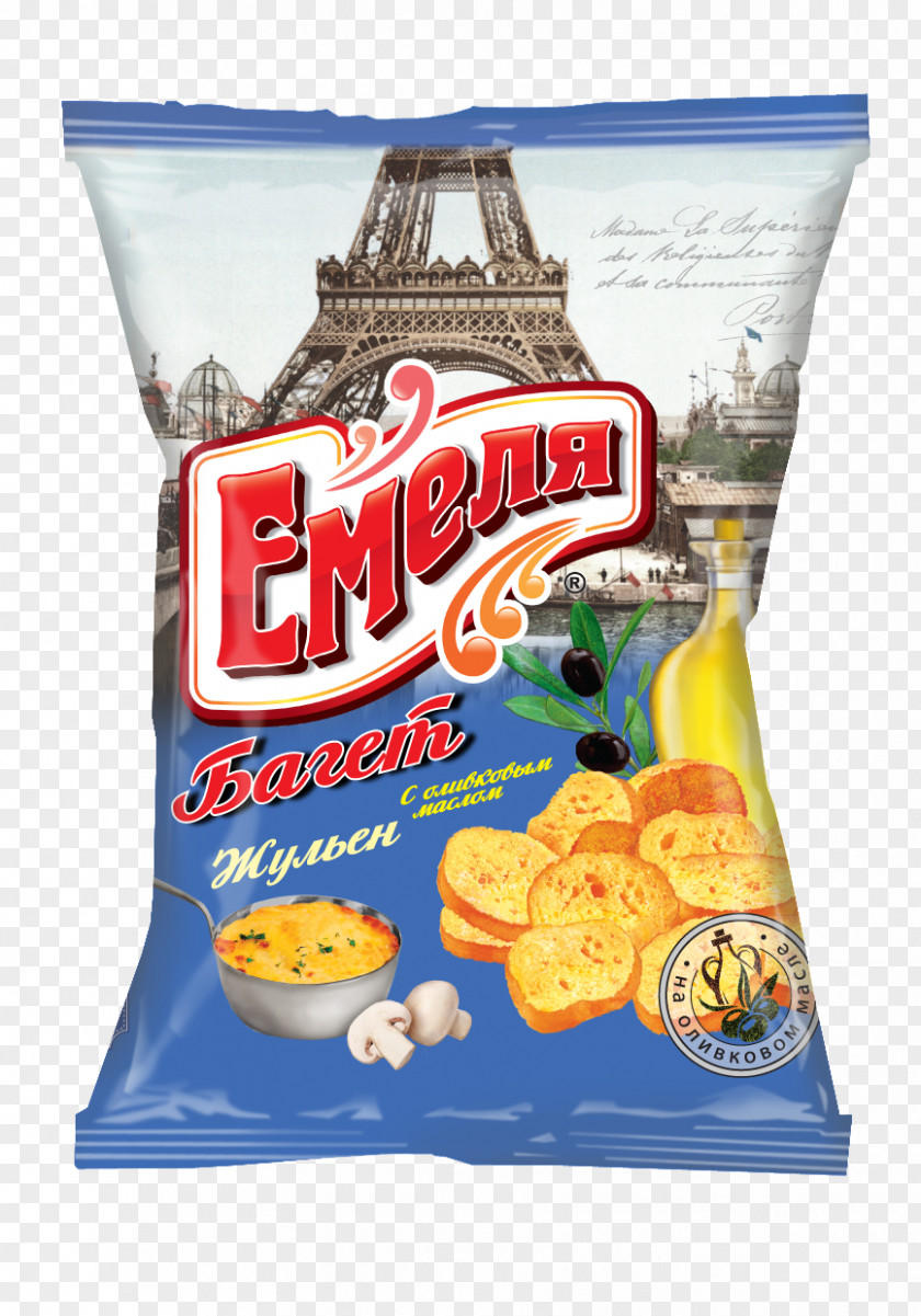 Eiffel Tower Breakfast Cereal Flavor Potato Chip PNG