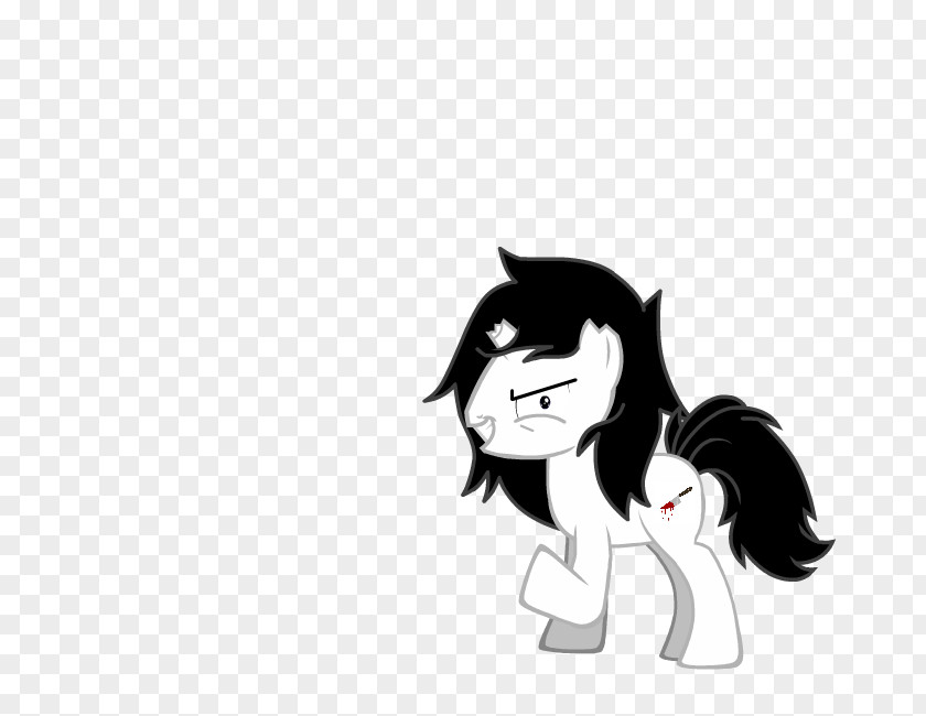 Jeff The Killer Whiskers Cat Pony Horse Legendary Creature PNG